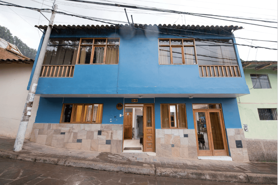 Fachada del hospedaje