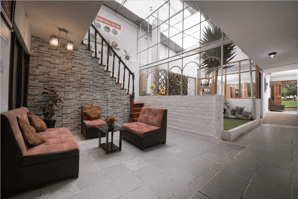 Ambiente interior del hospedaje