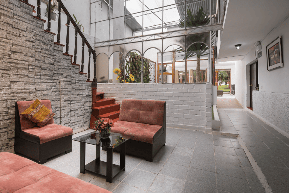 Hall principal del hospedaje